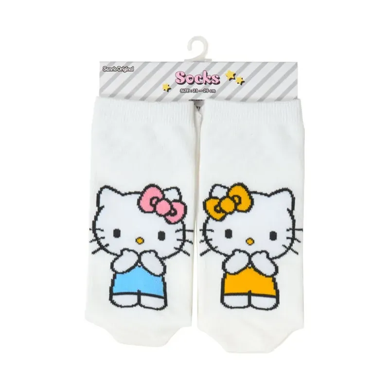 Hello Kitty Besties Crew Socks sokker – størrelse US W 6.5–8