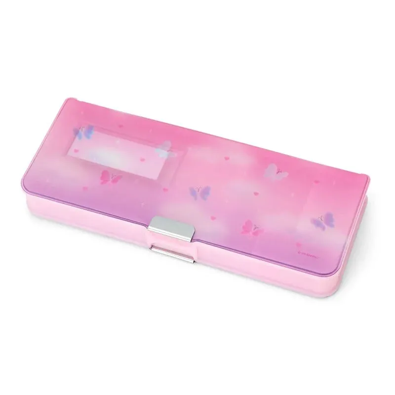 Hello Kitty My Melody Translucent 2-Way Pencil Case gjennomsiktig pennal