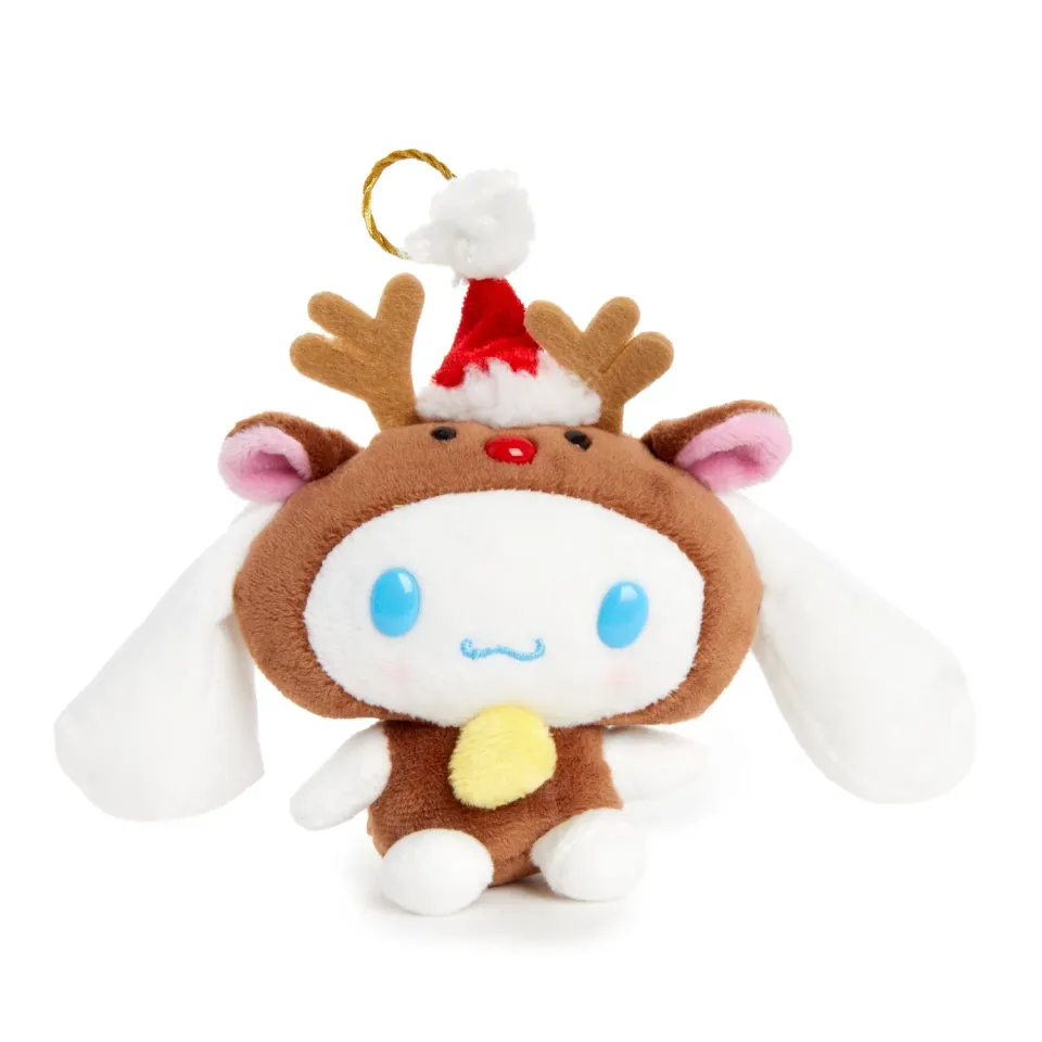 Hello Kitty Cinnamoroll Plush Reindeer Ornament juletrepynt