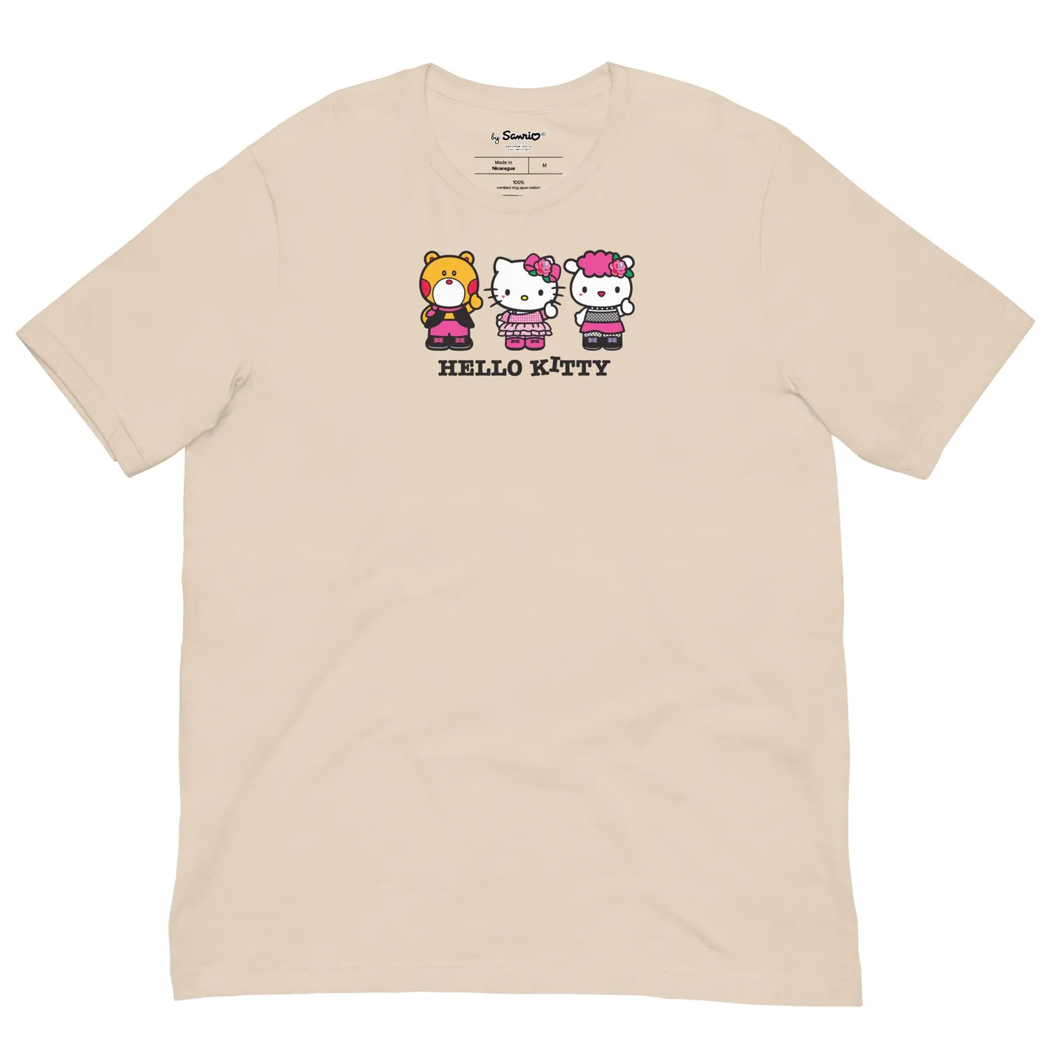 Hello Kitty Rockin' Trio T-skjorte hvit, bomull
