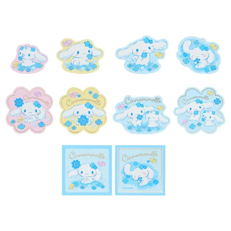 Hello Kitty Blue Clover Cinnamoroll klistremerker 20 stk papir