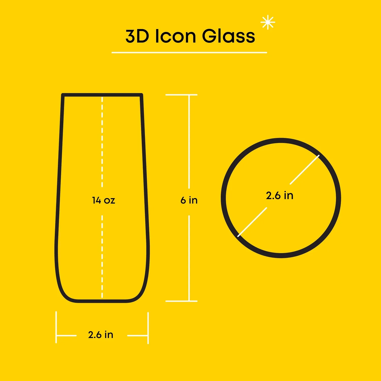 Hello Kitty and Mimmy 3D Icon Tall Drinking Glasses drikkeglass 2-pakning