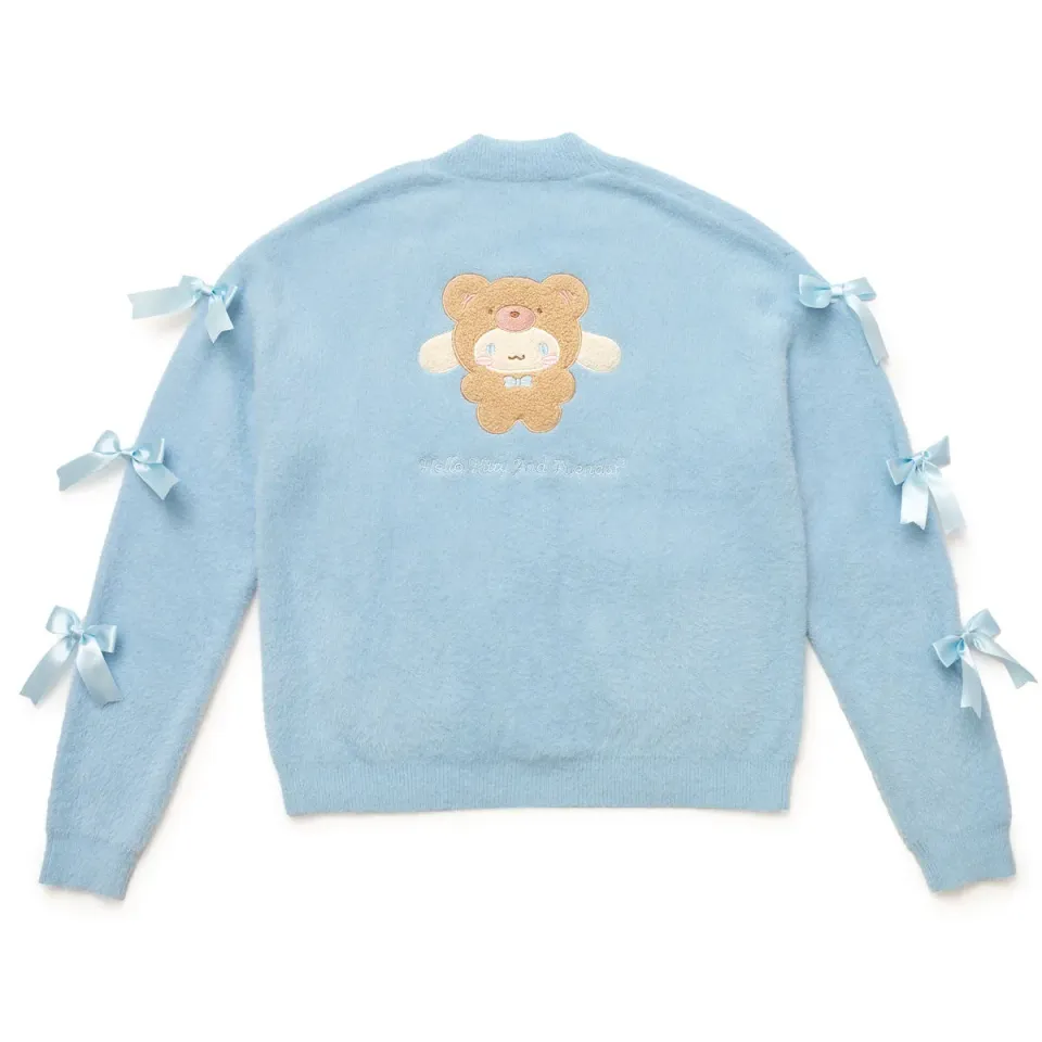 Hello Kitty Cinnamoroll Cozy Kuma JapanLA cardigan blå S