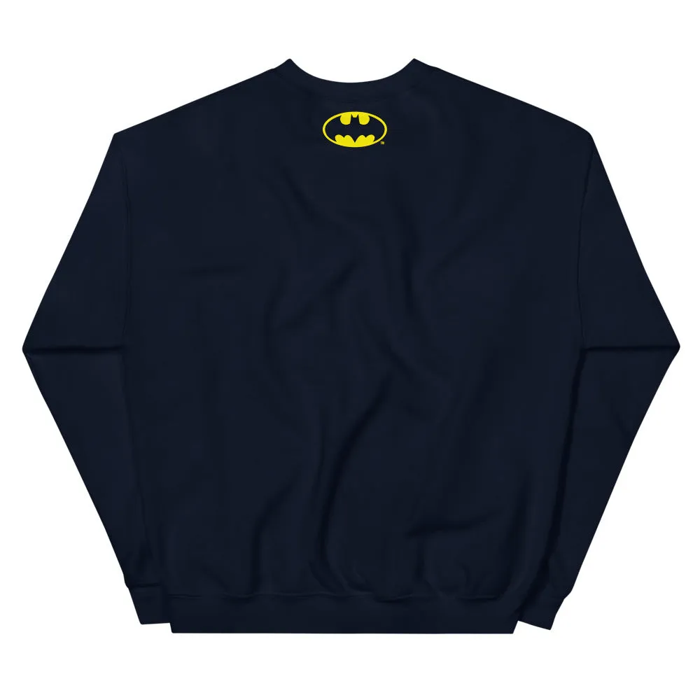 Batman Bat-Mite collegegenser marineblå bomullsblanding