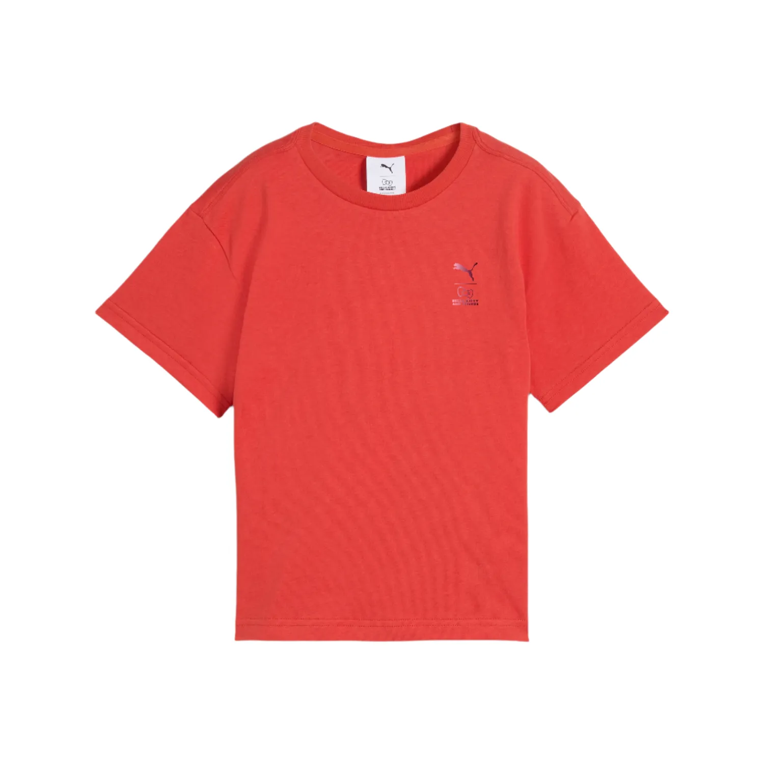 Hello Kitty and Friends x PUMA Kids Relaxed Graphic Tee rød T-skjorte 3T–7