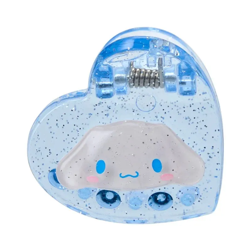 Hello Kitty Cinnamoroll Mini Glitter hårklyper 4-pakning