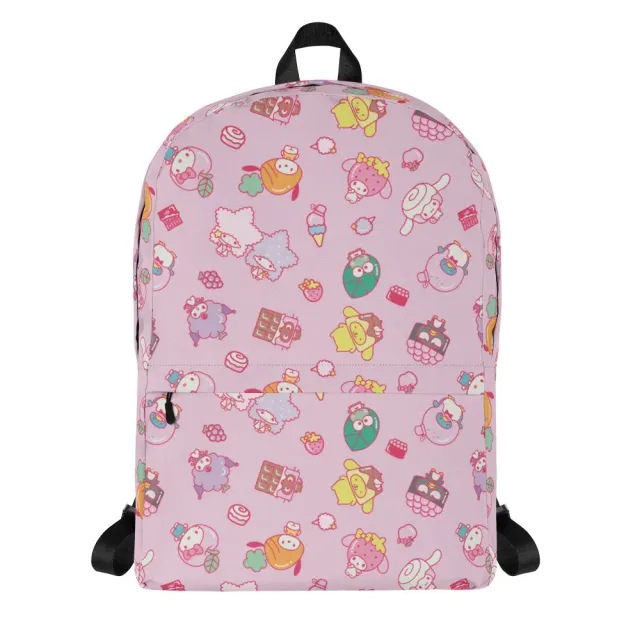 Hello Kitty and Friends Eats & Treats All-over Print Backpack ryggsekk