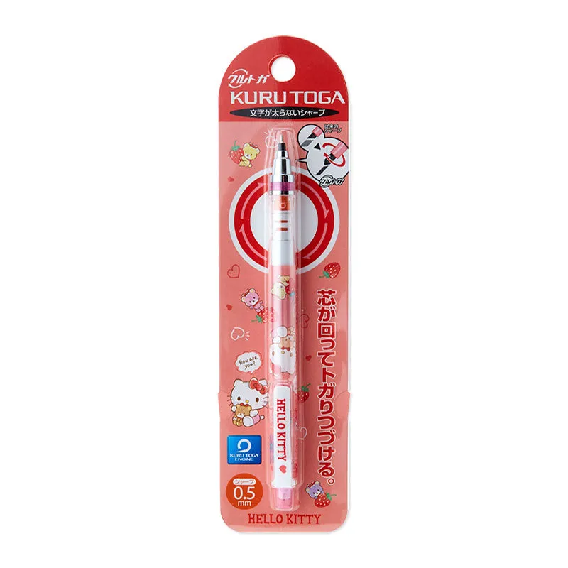 Hello Kitty Kuru Toga mekanisk blyant 0,5 mm selvslipende