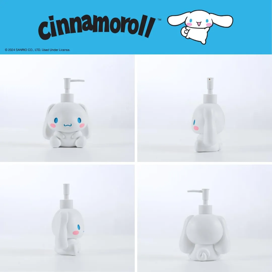 Hello Kitty Cinnamoroll Bouncy Pump Dispenser såpedispenser 12 oz polyresin