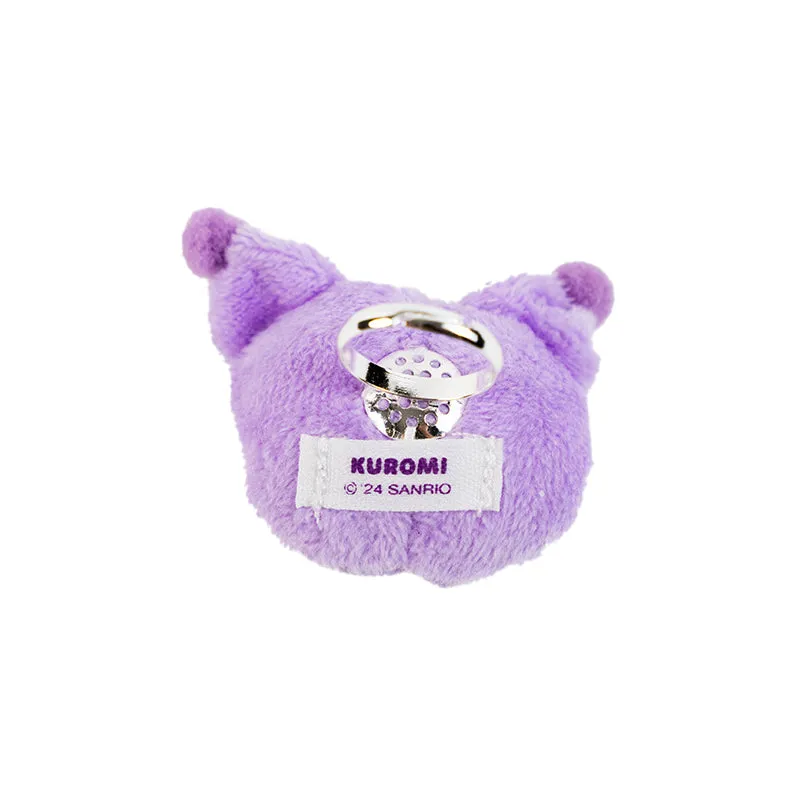 Hello Kitty Kuromi Plush Mascot Ring plysjring one size