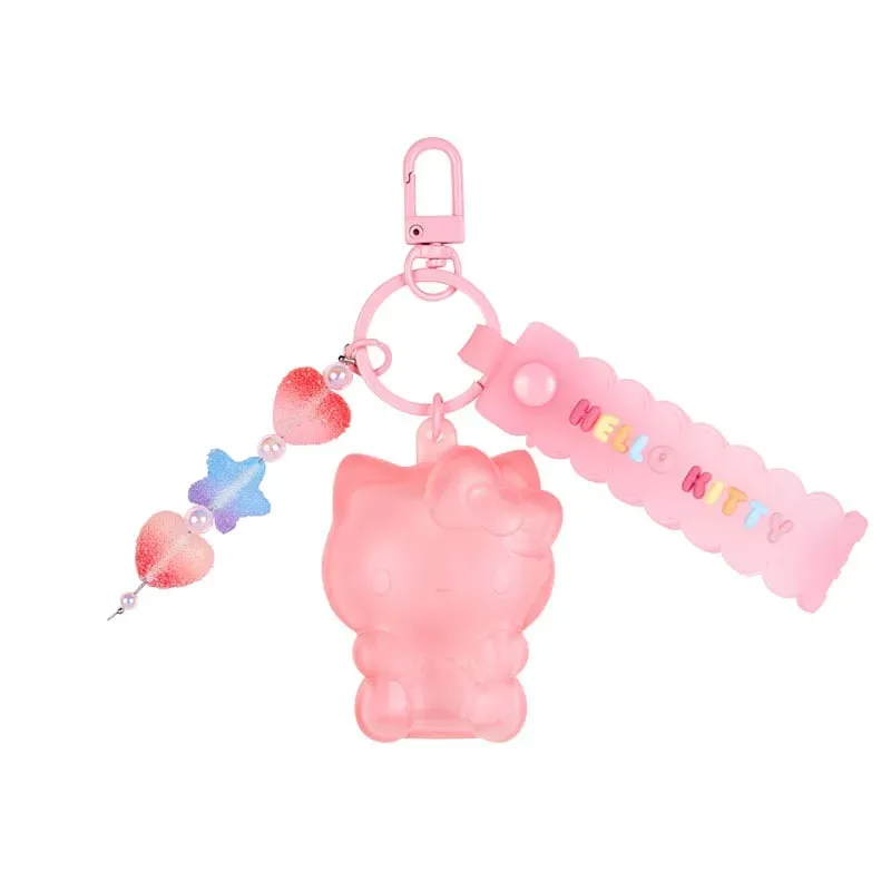 Hello Kitty Gummy Candy Series nøkkelring transparent
