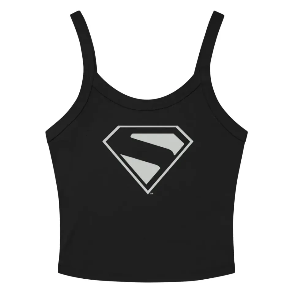Batman SUPERMAN (2025 Movie) Black & Silver S-Shield singlet dame