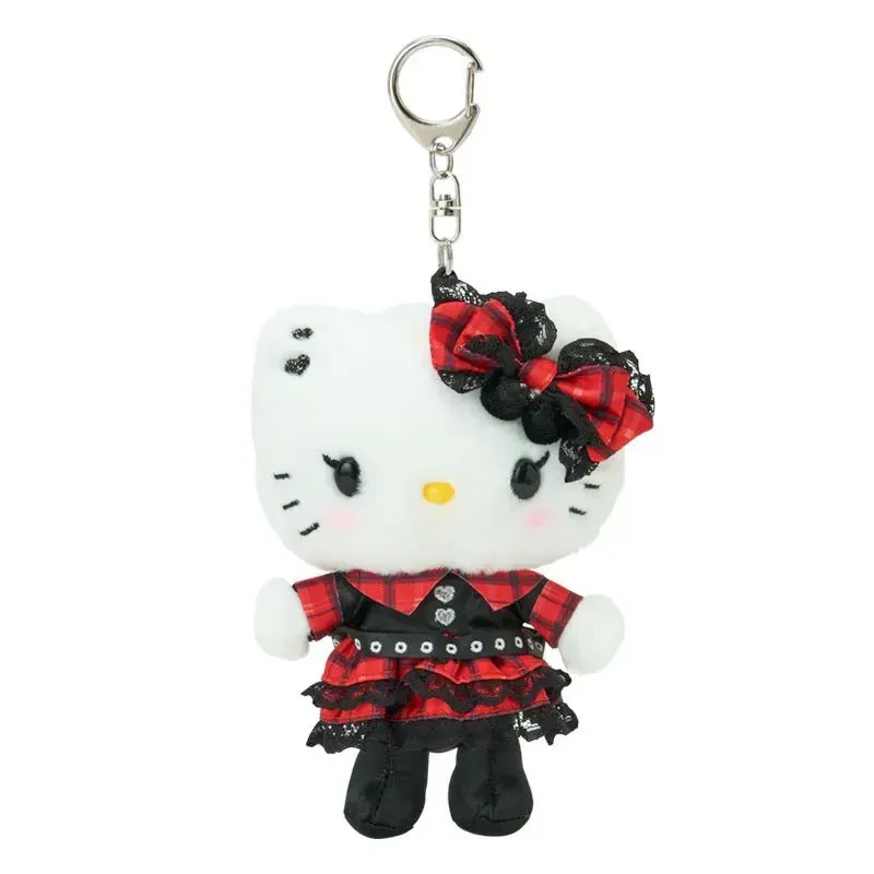 Hello Kitty Rock ’n’ Check Series plysj nøkkelring