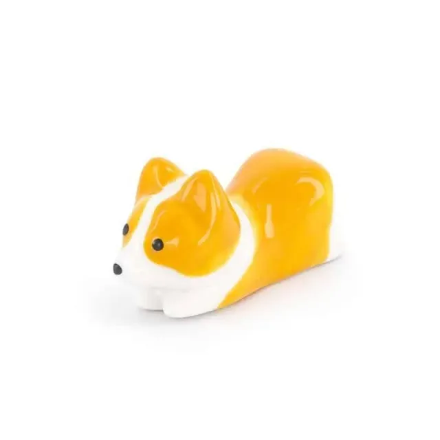 Neo Tokyo Chopstick Rest Sweet Corgi Chopstick Rest spisepinnestøtte 5 cm porselen