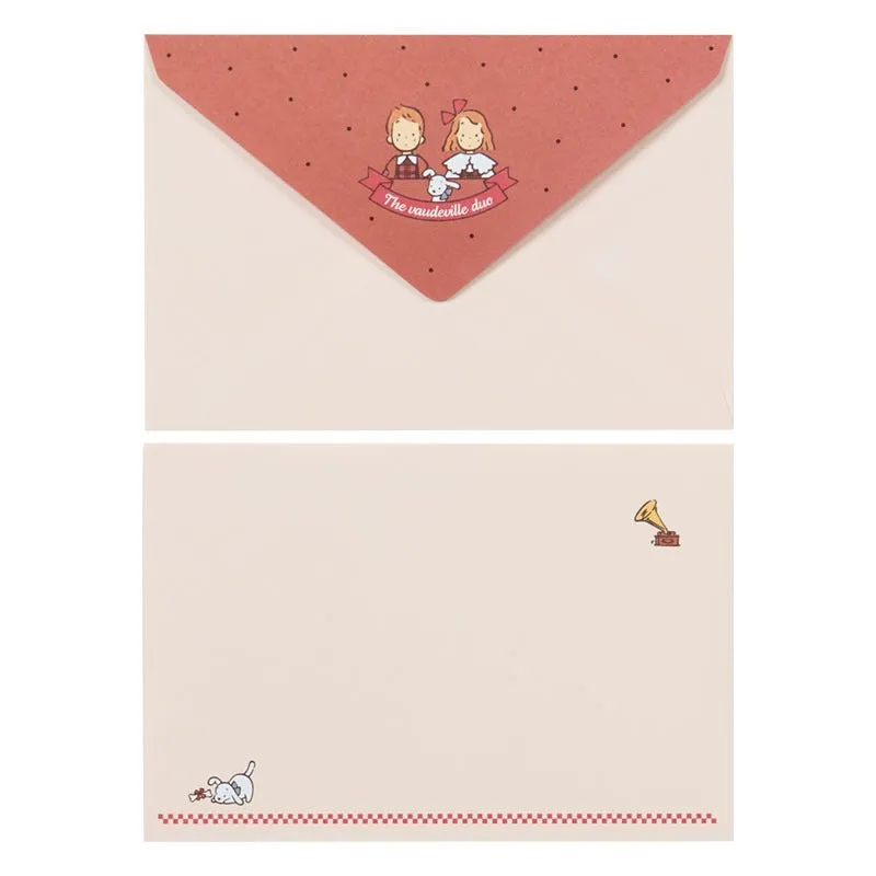 Hello Kitty Friendly Pair The Vaudeville Duo brevsett med etui