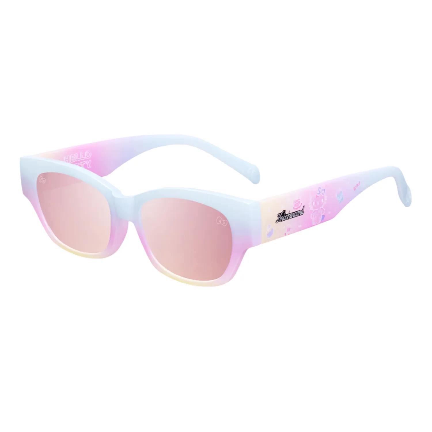 Hello Kitty Knockaround Junipers 50th Anniversary solbriller rosa polariserte
