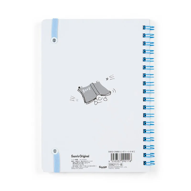 Hello Kitty Cinnamoroll Lined Notebook spiralbok med strikk