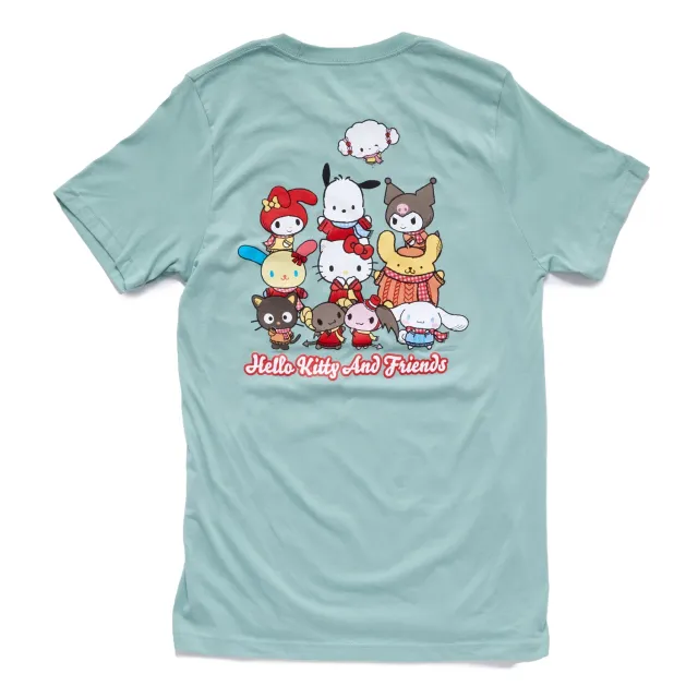 Hello Kitty and Friends Cinnamoroll Sweater Weather T-skjorte lys grønn