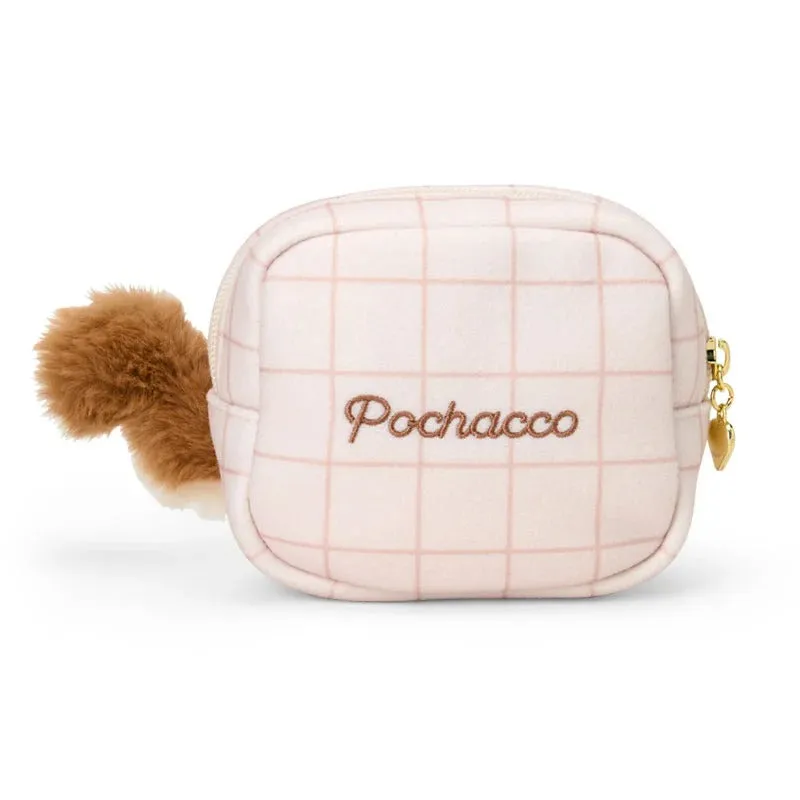 Hello Kitty Fluffy Squirrel Pochacco minipung med glidelås