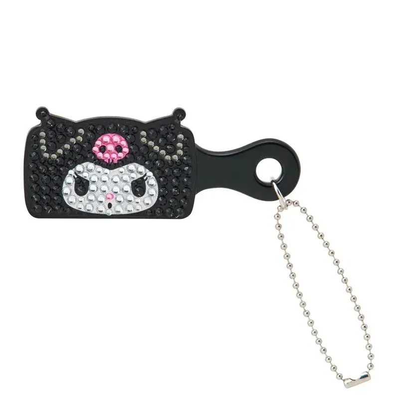 Hello Kitty Kuromi Mini Bling Brush Charm minibørsteanheng