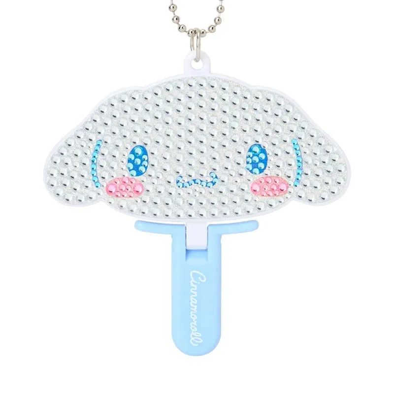 Hello Kitty Cinnamoroll Mini Bling Mirror Charm speilanheng