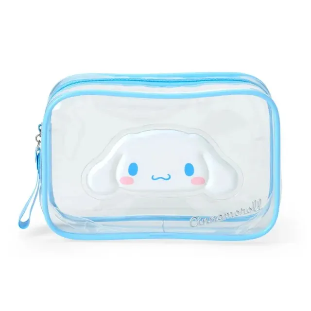 Hello Kitty Cinnamoroll Clear Classic glidelåspung – gjennomsiktig