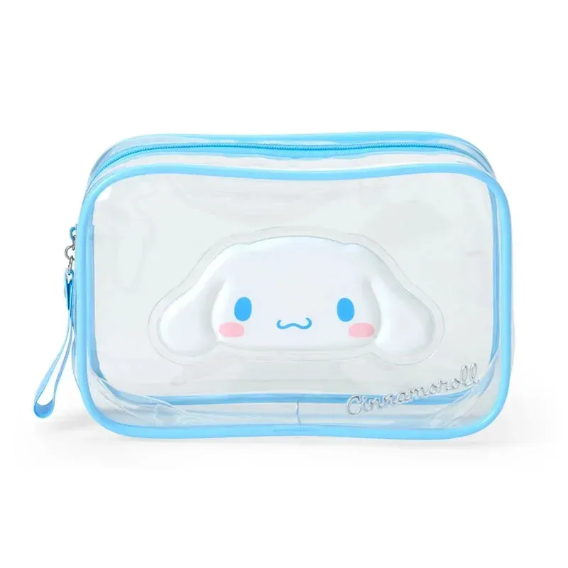 Hello Kitty Cinnamoroll Clear Classic glidelåspung – gjennomsiktig