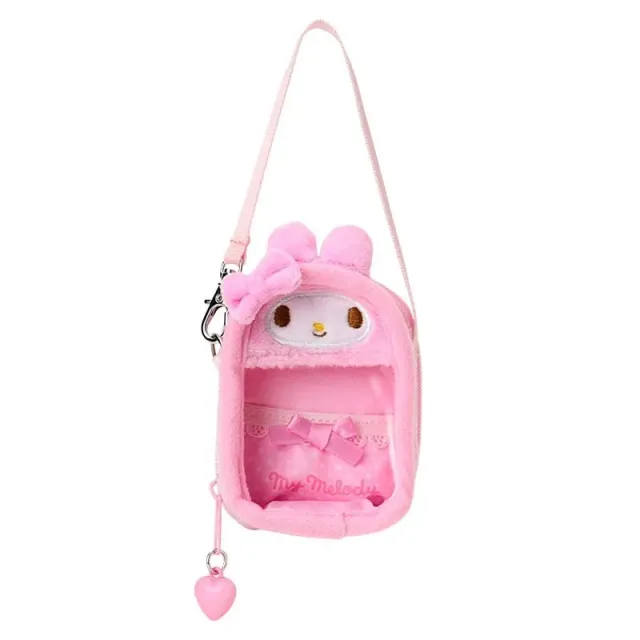 Hello Kitty Pitatto Friends My Melody Plush Carrying Case bæreveske dukke