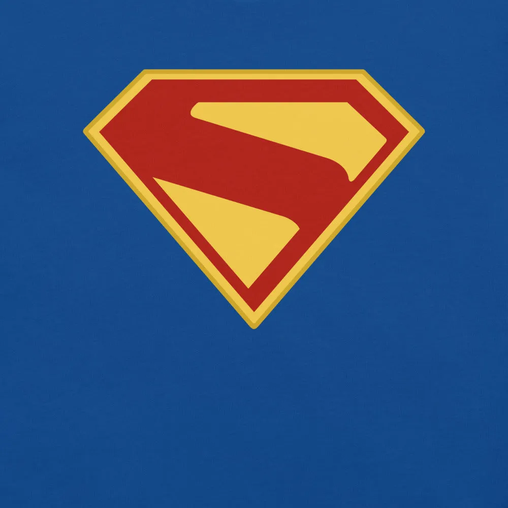 Batman Superman 2025 S-Shield T-skjorte True Royal