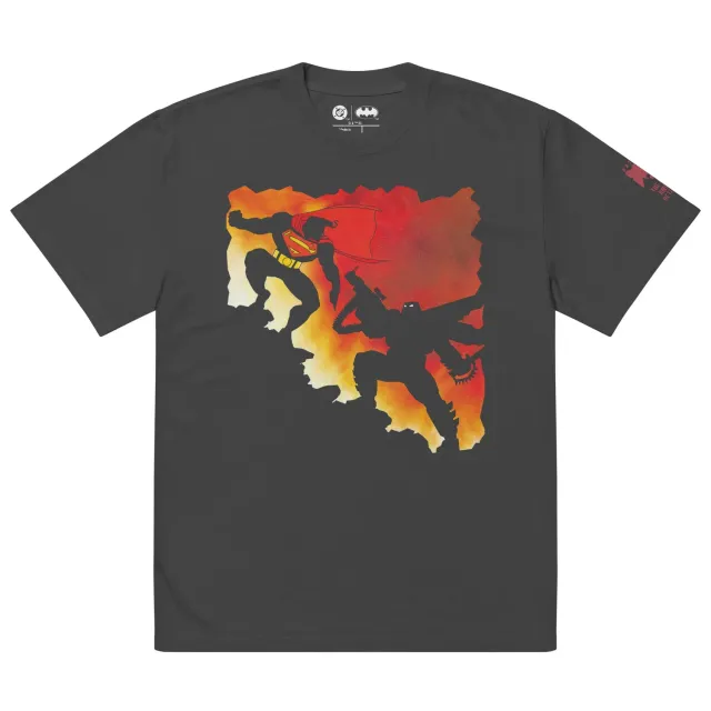 Batman The Dark Knight Returns Superman vs. Batman T-skjorte oversized