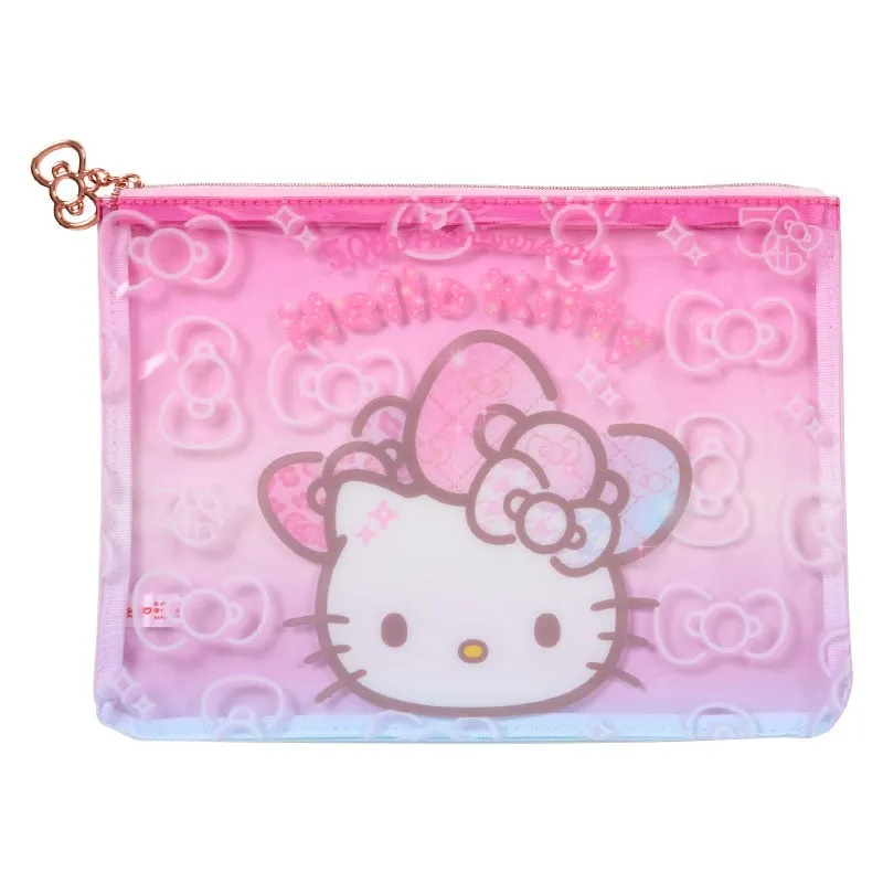Hello Kitty Fashionable Ribbons 2-Piece Pouch Set punger 2 stk 50-årsjubileum