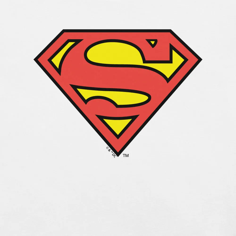 Batman Superman Logo T-skjorte True Royal 100 % bomull