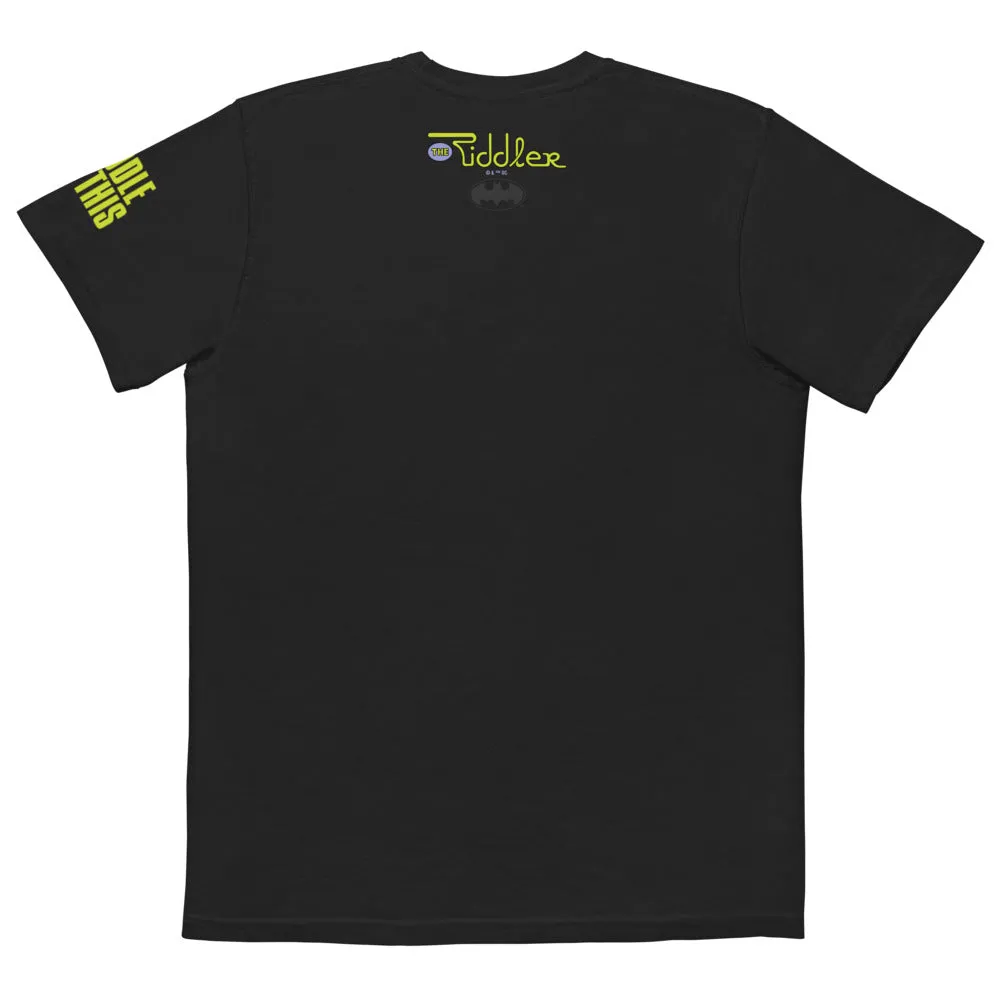 Batman The Riddler Comfort Colors Pocket T-skjorte svart