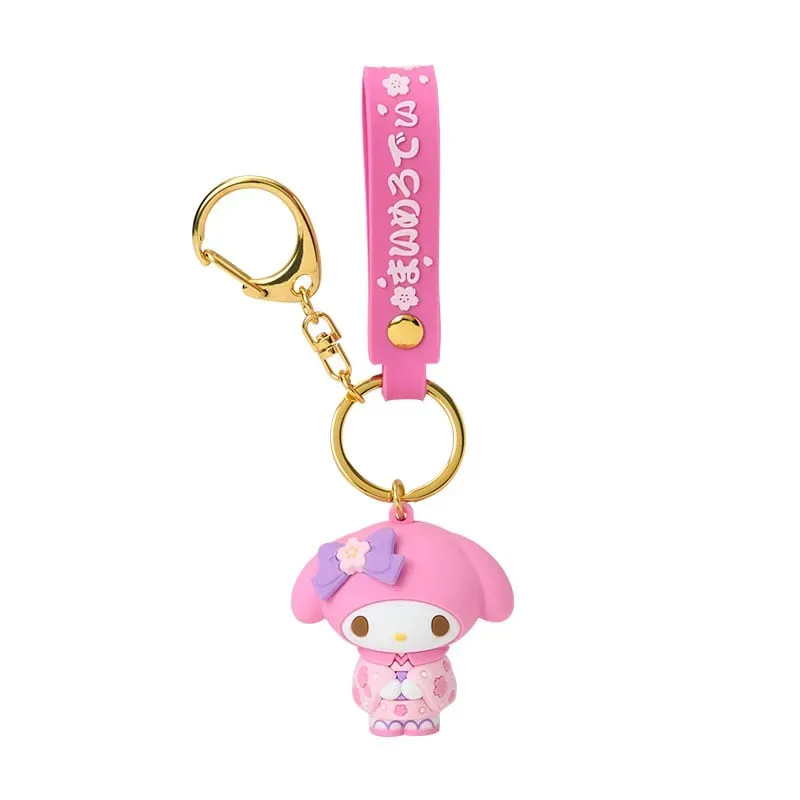 My Melody Signature Keychain Kimono Series nøkkelring gull