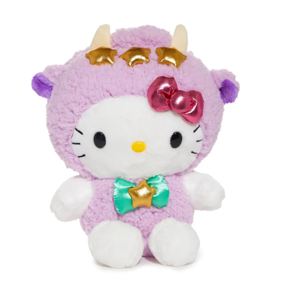 Hello Kitty Zodiac Series Taurus bamse 8 tommer brodert