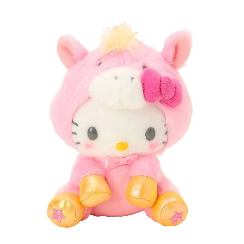 Hello Kitty 2026 Plush Mascot Keychain Lucky Zodiac kosedyr