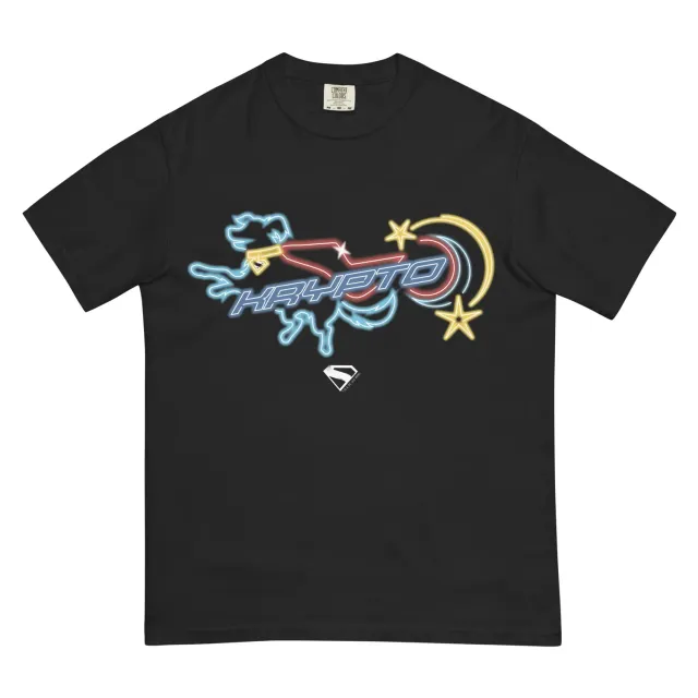 Supergirl (2026 Movie) Neon Krypto Comfort Colors t-skjorte