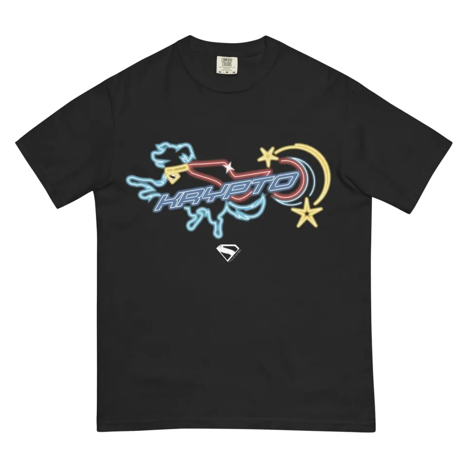 Supergirl (2026 Movie) Neon Krypto Comfort Colors t-skjorte