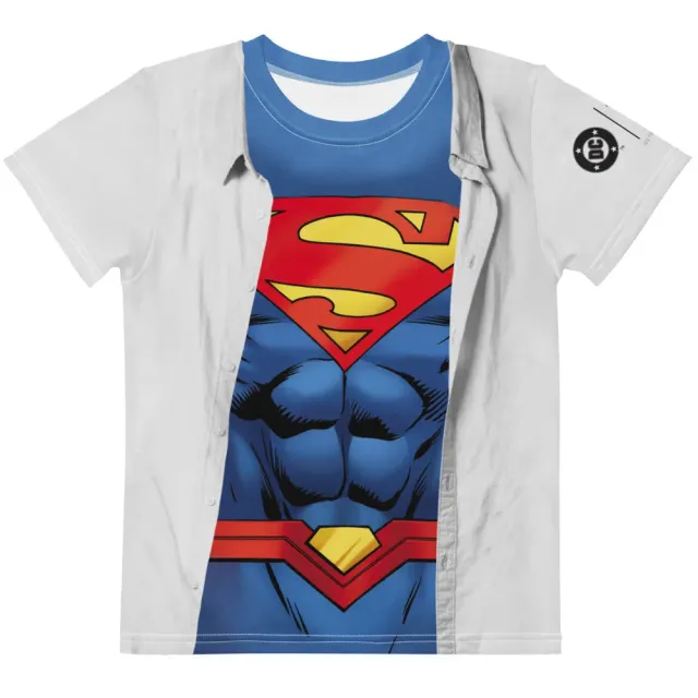 Batman SUPERMAN Reveal cosplay-t-skjorte for barn hvit 4T