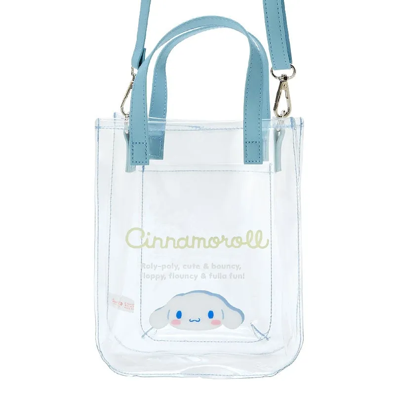 Hello Kitty Cinnamoroll Clear 2-Way Mini Tote veske gjennomsiktig