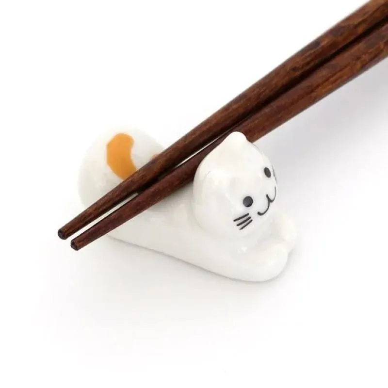 Neo Tokyo Chopstick Rest Calico Cat spisepinnestøtte 4 cm katt