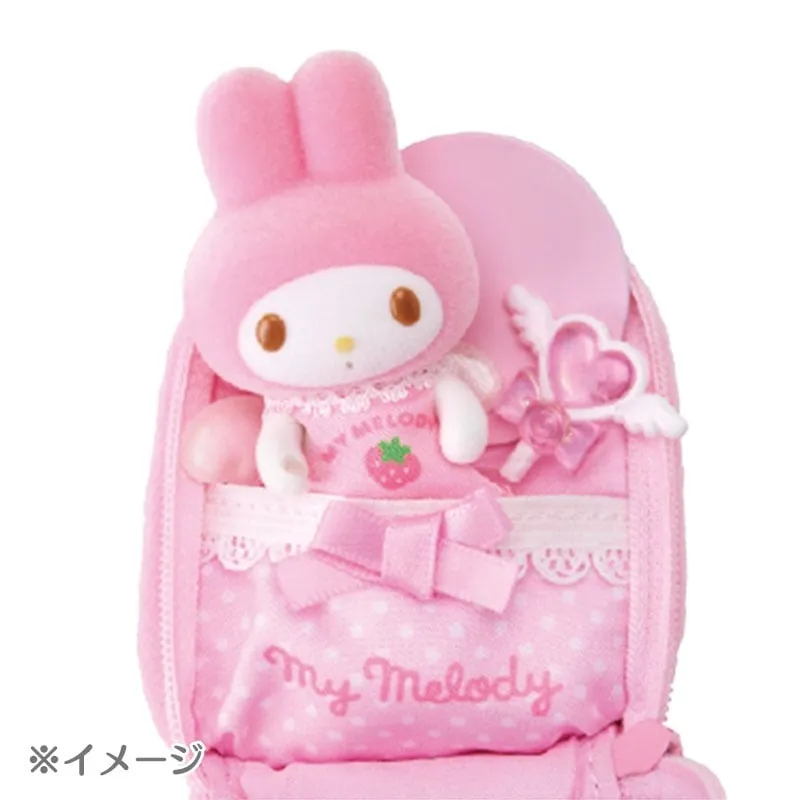 Hello Kitty Pitatto Friends My Melody Plush Carrying Case bæreveske dukke