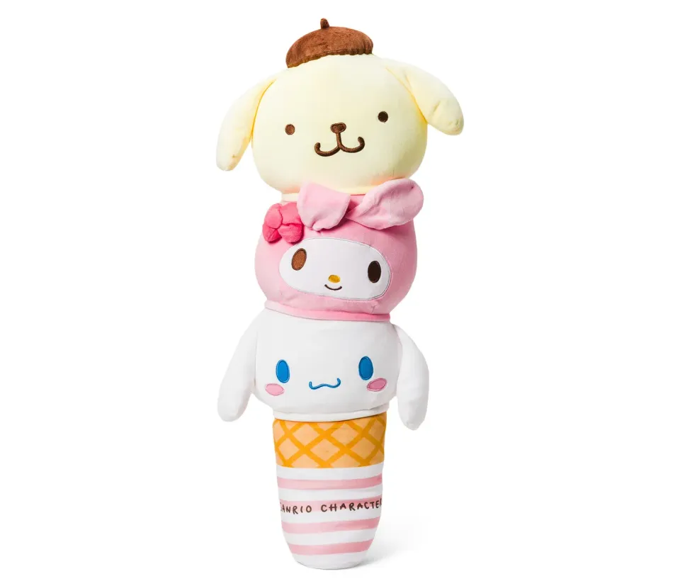 Hello Kitty Sanrio Characters Besties Mochi Plush Ice Cream Pillow pute