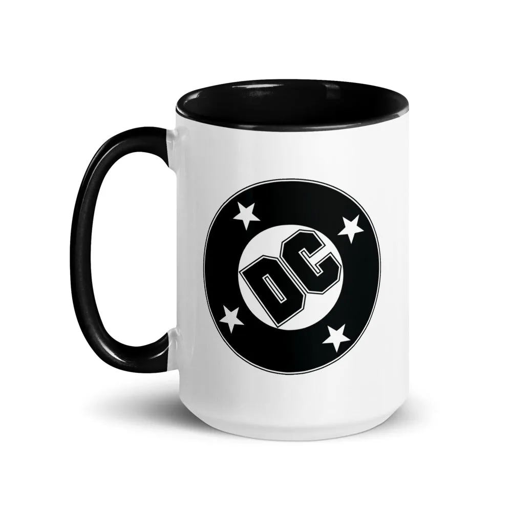 Batman DC Logo Two-tone krus 11 oz lyseblå keramikk