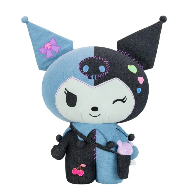 Hello Kitty Kuromi 24" Ultra-Premier Denim Patchwork Plush kosedyr