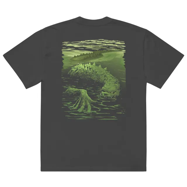 Batman Absolute Batman Killer Croc T-skjorte oversized bomull