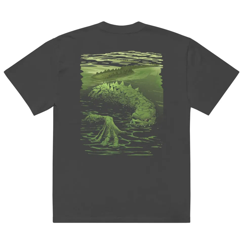 Batman Absolute Batman Killer Croc T-skjorte oversized bomull