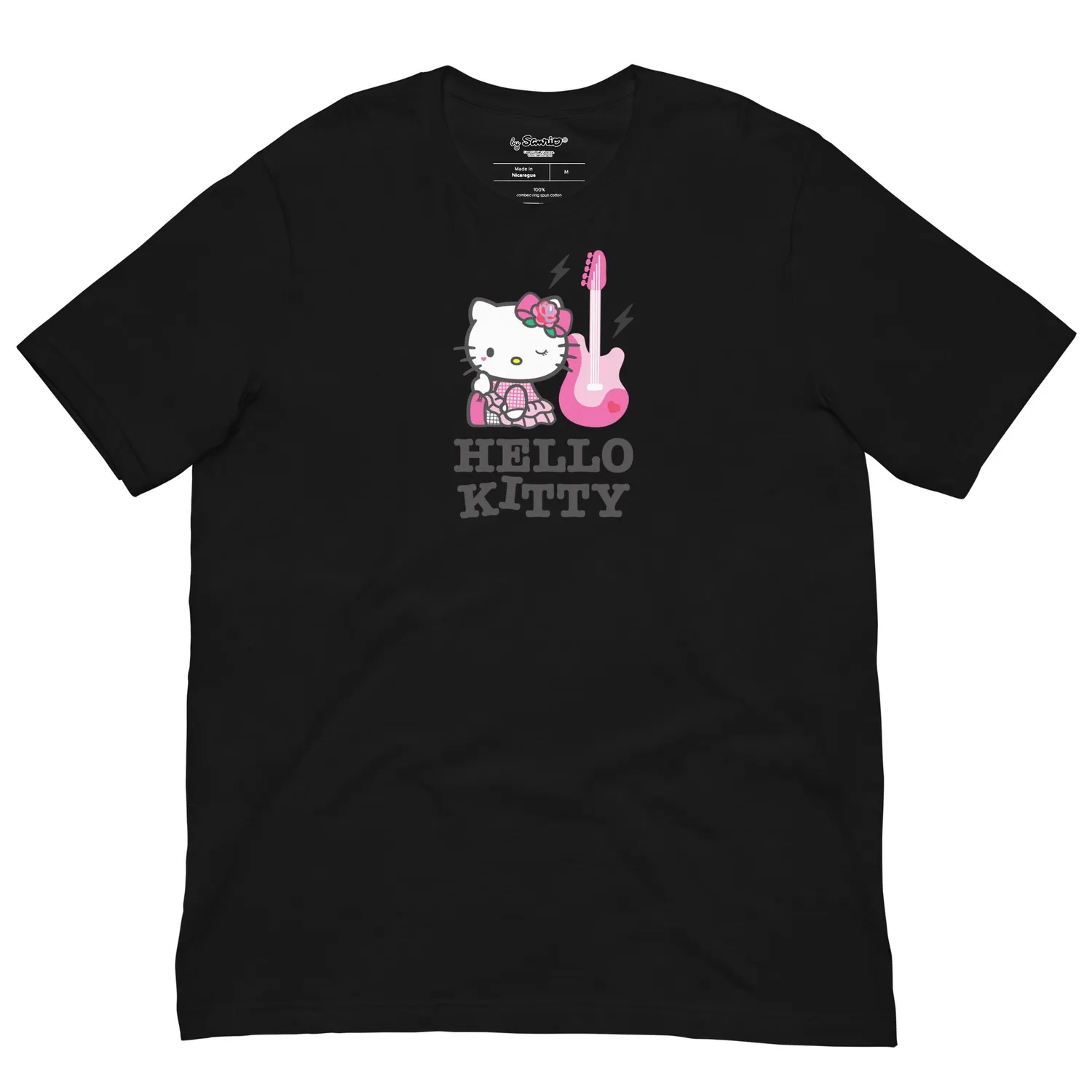 Hello Kitty Rock On T-skjorte svart