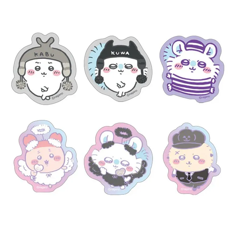 Neo Tokyo Chiikawa klistremerke die-cut blind box 1 ark vannavstøtende