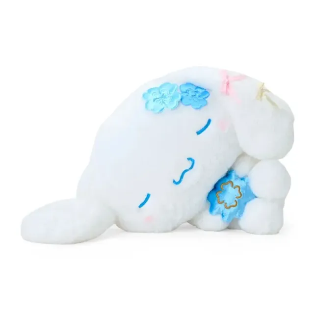 Hello Kitty Blue Clover Cinnamoroll 16" Huggable Plush kosebamse blå